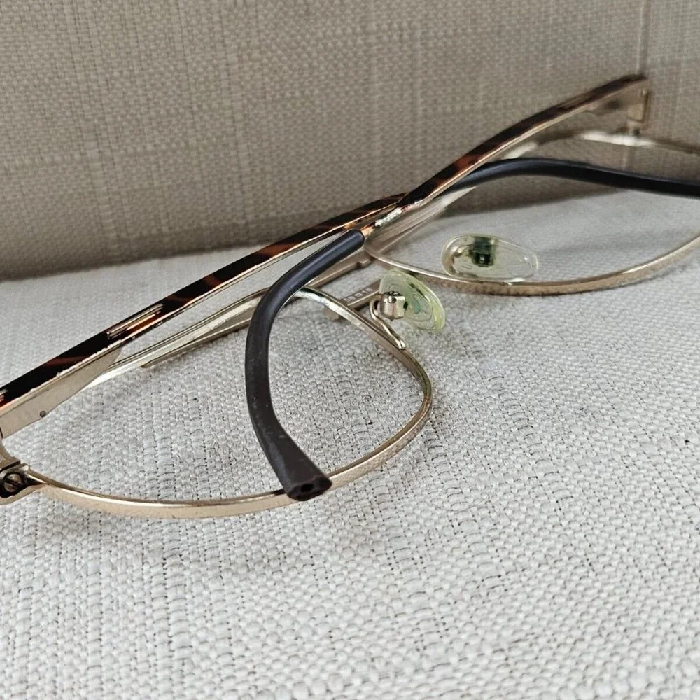 Swank Optical Vintage Men Eyeglasses Gold Tone KODIAK 58[]16 140 Glasses - Picture 4 of 11